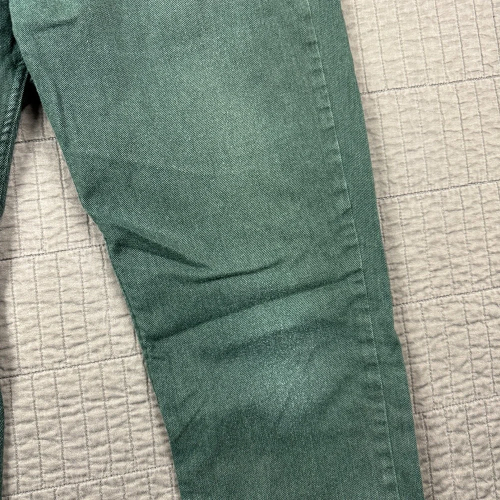 Levis 511 Slim Fit Jeans Mens 34x30 (35x29) Forest Green Pants Faded Distressed